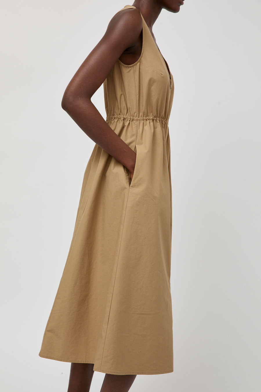 No.6 Mercer Dress in Khaki