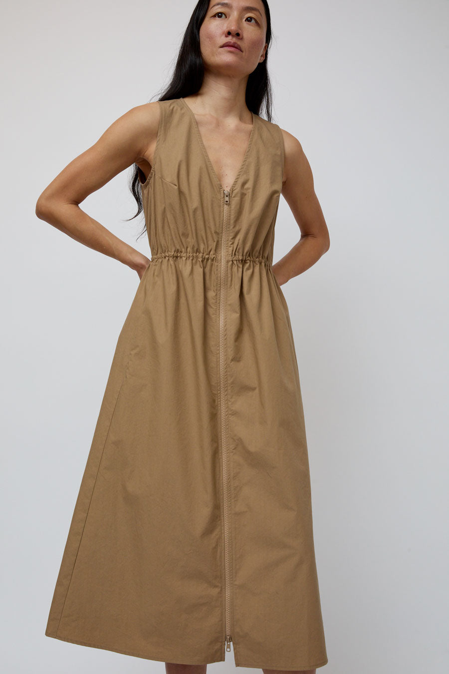 No.6 Mercer Dress in Khaki