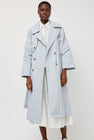 No.6 Peterman Trench Coat in Cloud