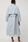 No.6 Peterman Trench Coat in Cloud