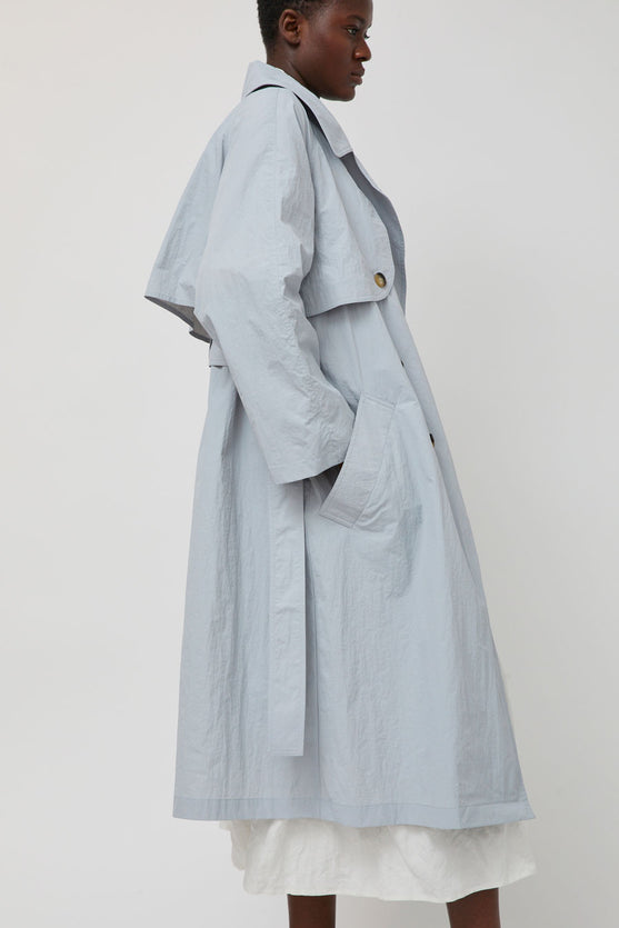 No.6 Peterman Trench Coat in Cloud