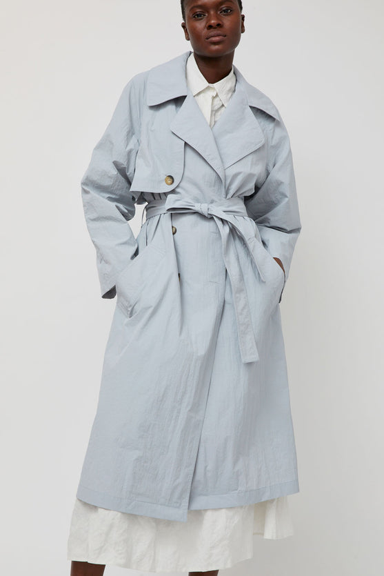 No.6 Peterman Trench Coat in Cloud