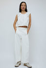 No.6 Porter Pant in White