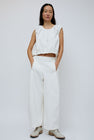 No.6 Porter Pant in White