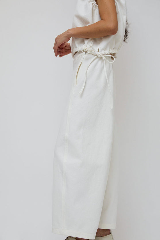 No.6 Porter Pant in White