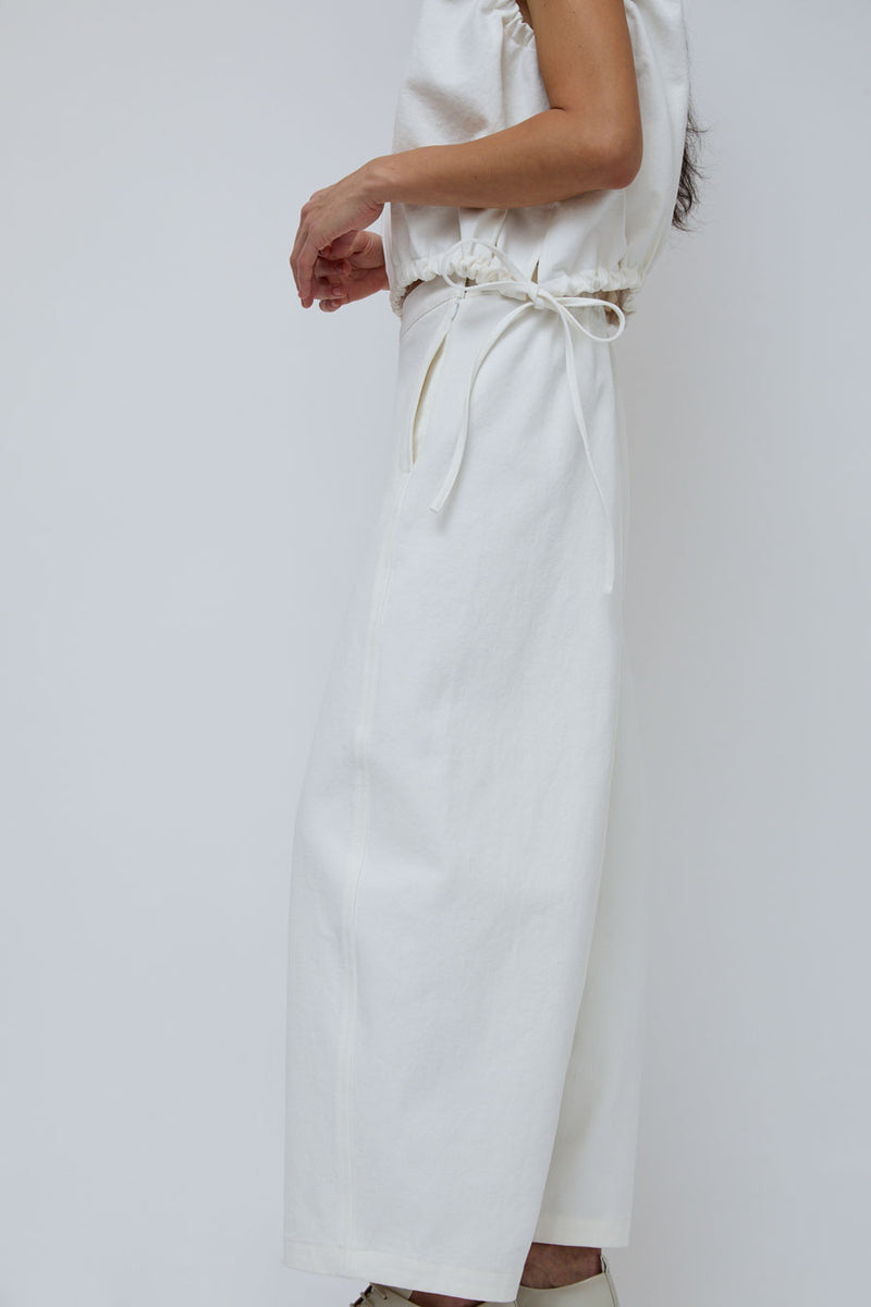 No.6 Porter Pant in White