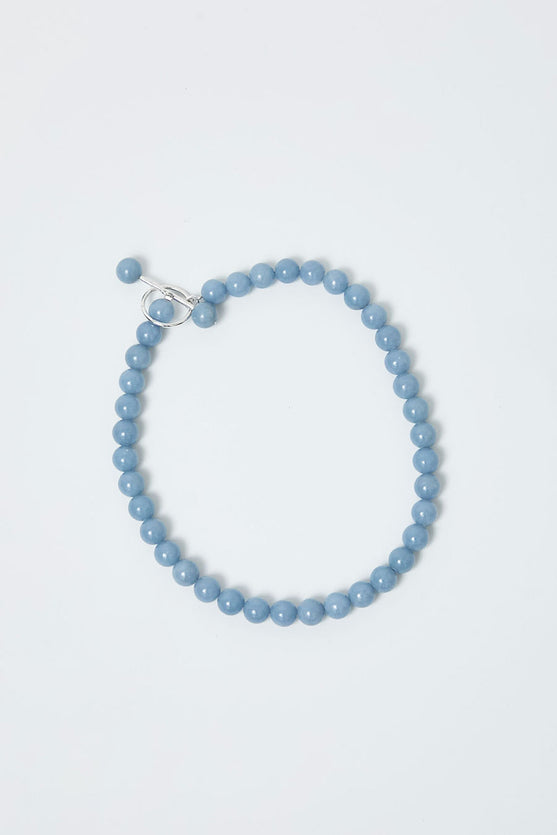 Saskia Diez Barbelle Necklace in Sky – No.6 Store