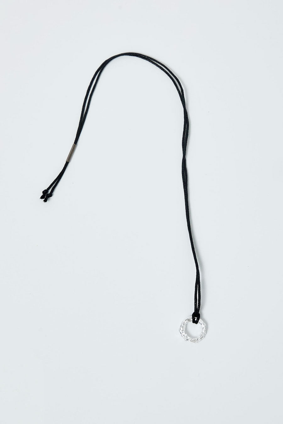 Saskia Diez Crushed Pendant in Black and Silver