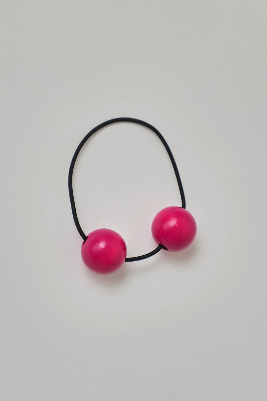 Saskia Diez Wood Hair Tie in Pink