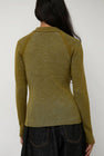 Sayaka Davis Combo Ribbed Polo in Pickle and Sky Blue