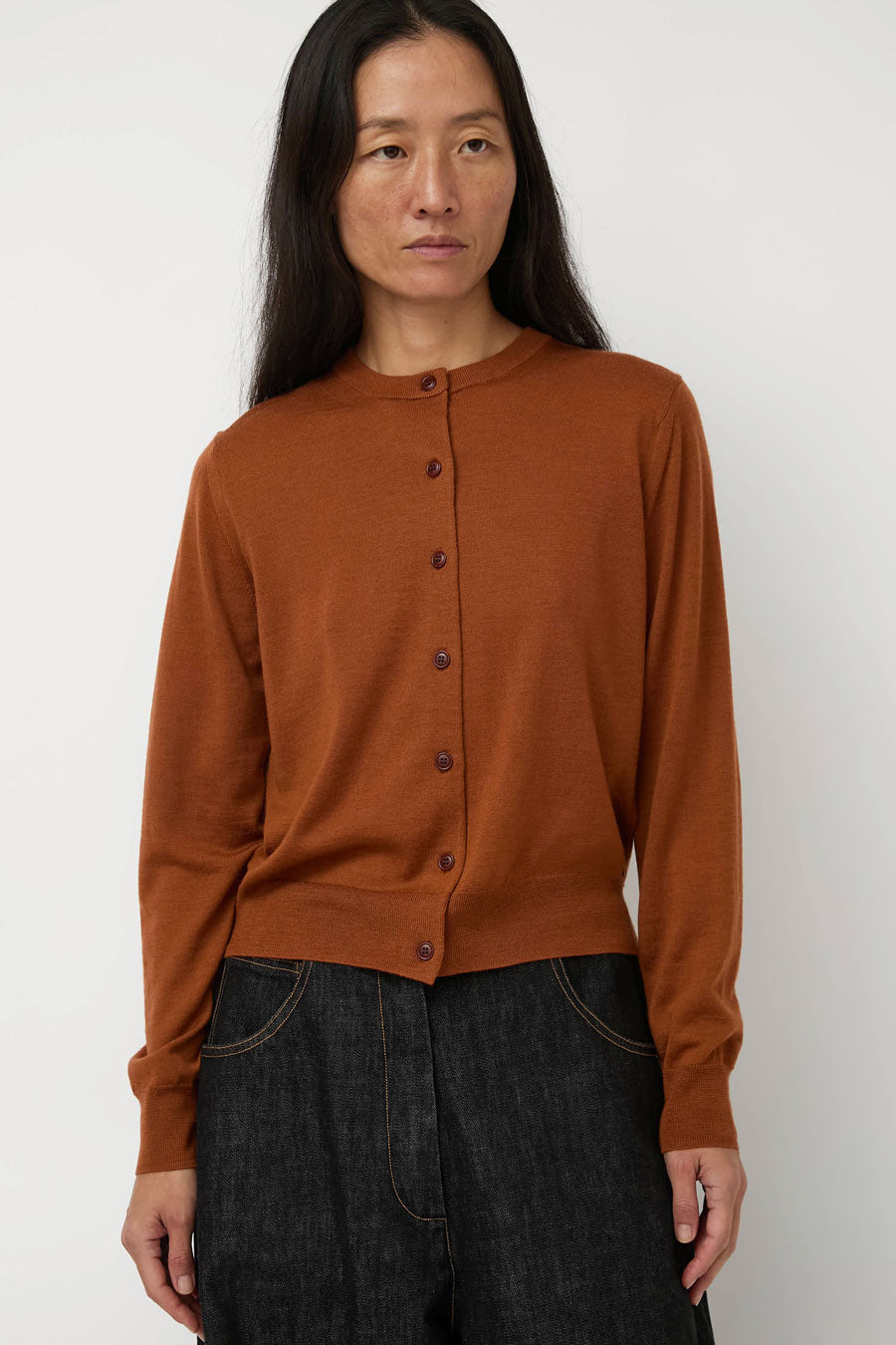 Sayaka Davis Compact Cardigan in Caramel