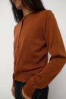 Sayaka Davis Compact Cardigan in Caramel