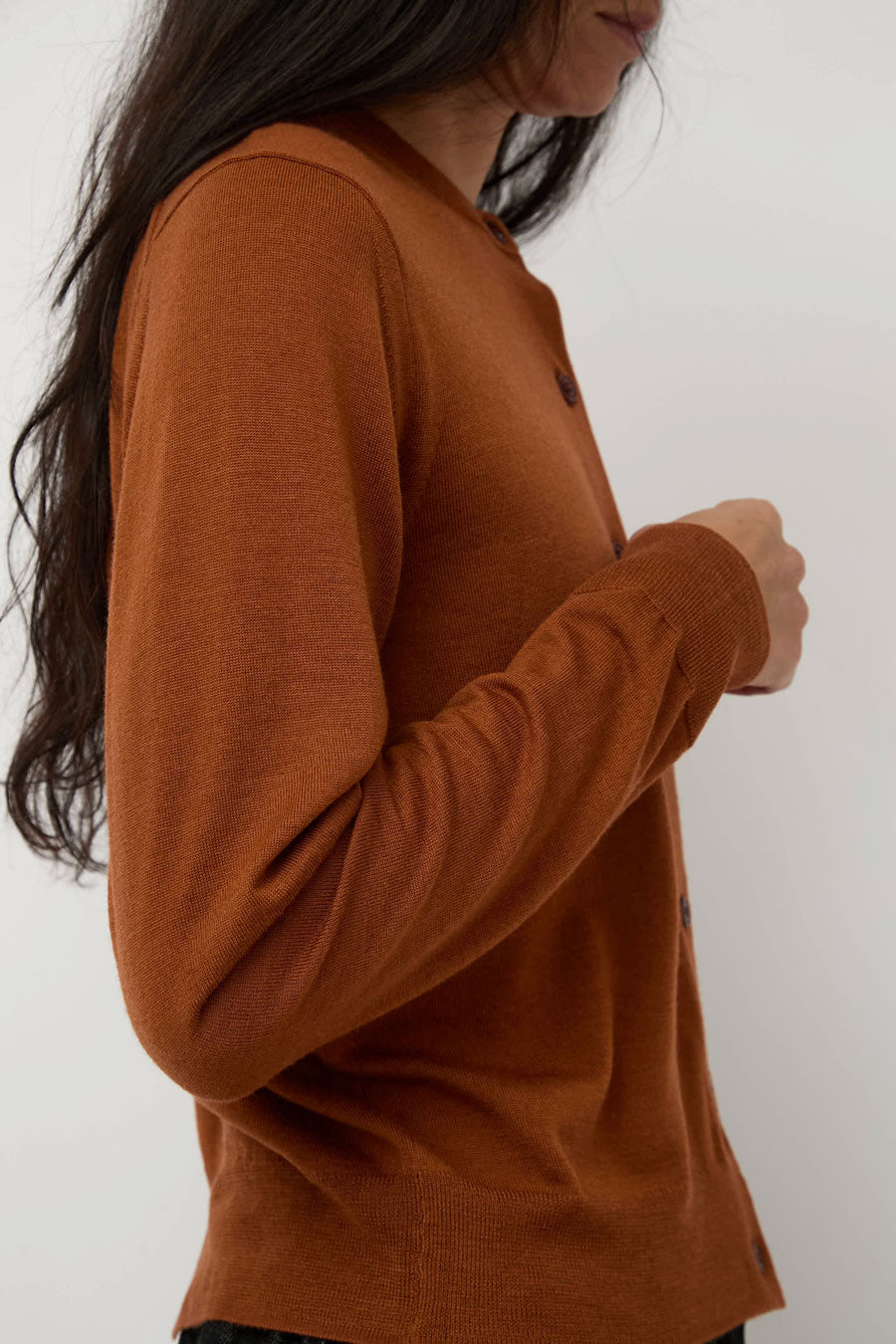 Sayaka Davis Compact Cardigan in Caramel