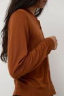 Sayaka Davis Compact Cardigan in Caramel