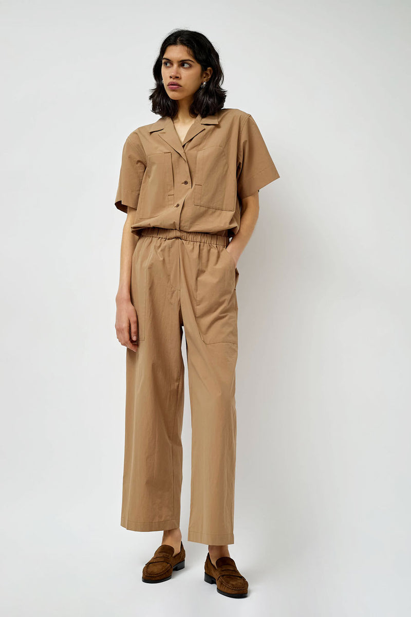 Sayaka Davis Coverall in Tan Brown