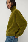 Sayaka Davis Highneck Sweater in Pickle