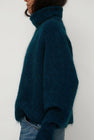 Sayaka Davis Mohair Highneck in Midnight Blue