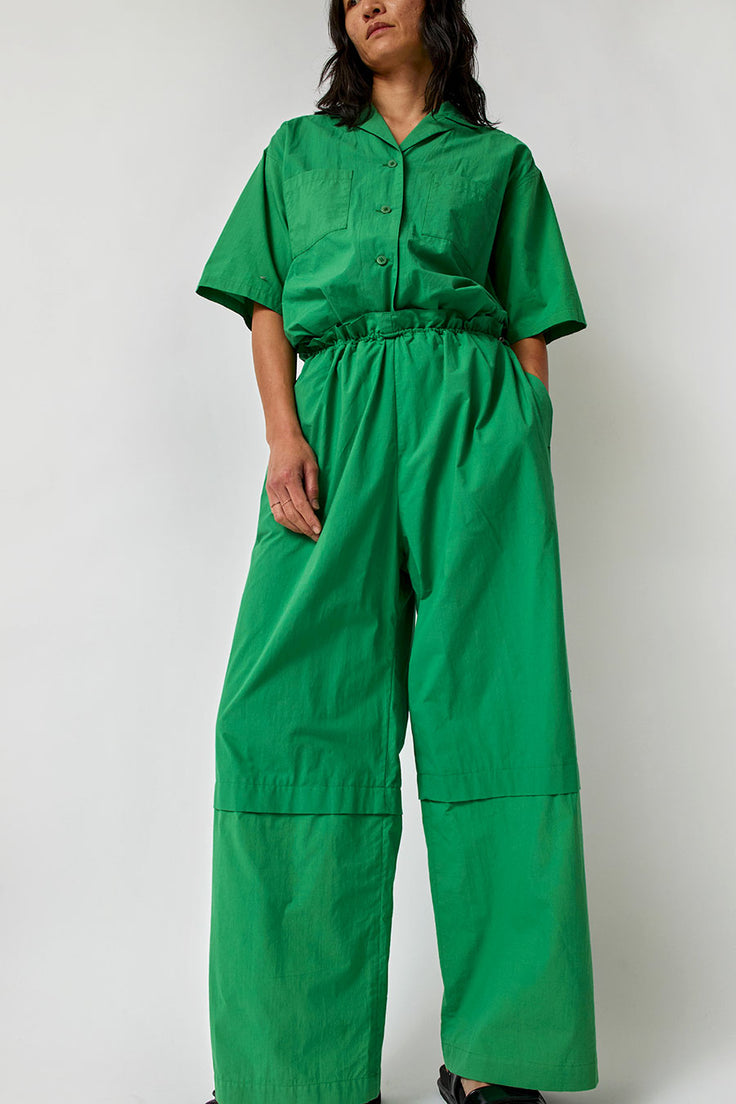 SAYAKA DAVIS/OPEN COLLAR JUMPSUITS XS-