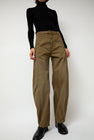 Sayaka Davis Barrel Denim Pants in Mocha