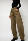 Sayaka Davis Barrel Denim Pants in Mocha