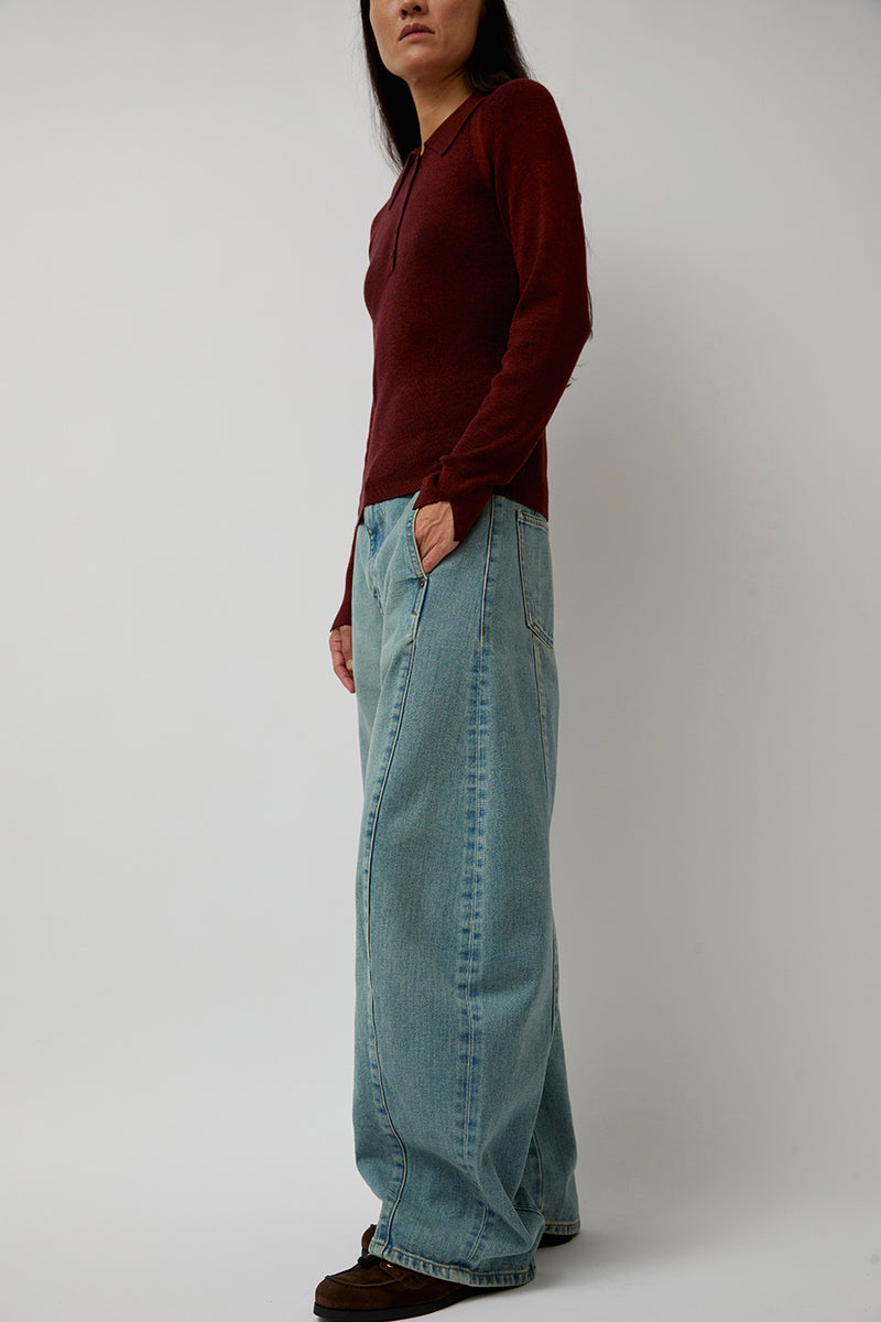 Sayaka Davis Barrel Denim in Vintage Blue
