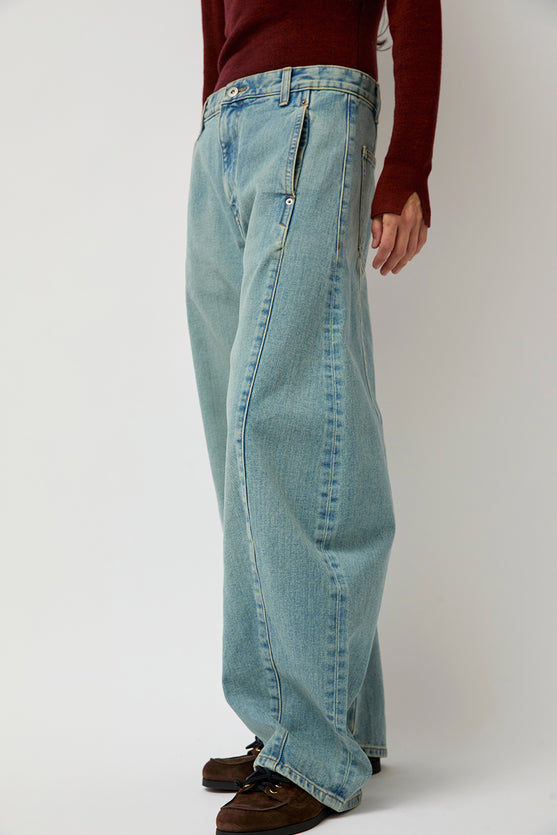 Sayaka Davis Barrel Denim in Vintage Blue