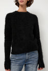 Sayaka Davis Cropped Sweater in Black