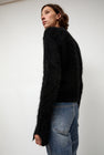 Sayaka Davis Cropped Sweater in Black