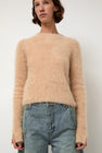 Sayaka Davis Cropped Sweater in Camel