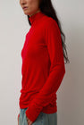 Sayaka Davis Mockneck Tee in Red