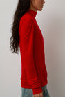 Sayaka Davis Mockneck Tee in Red
