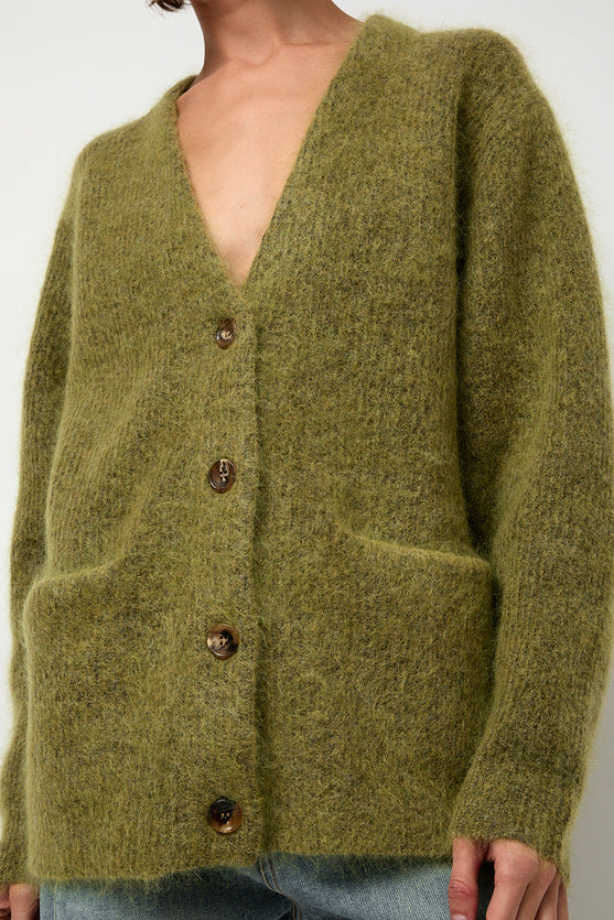 Sayaka Davis Mohair Cardigan in Matcha