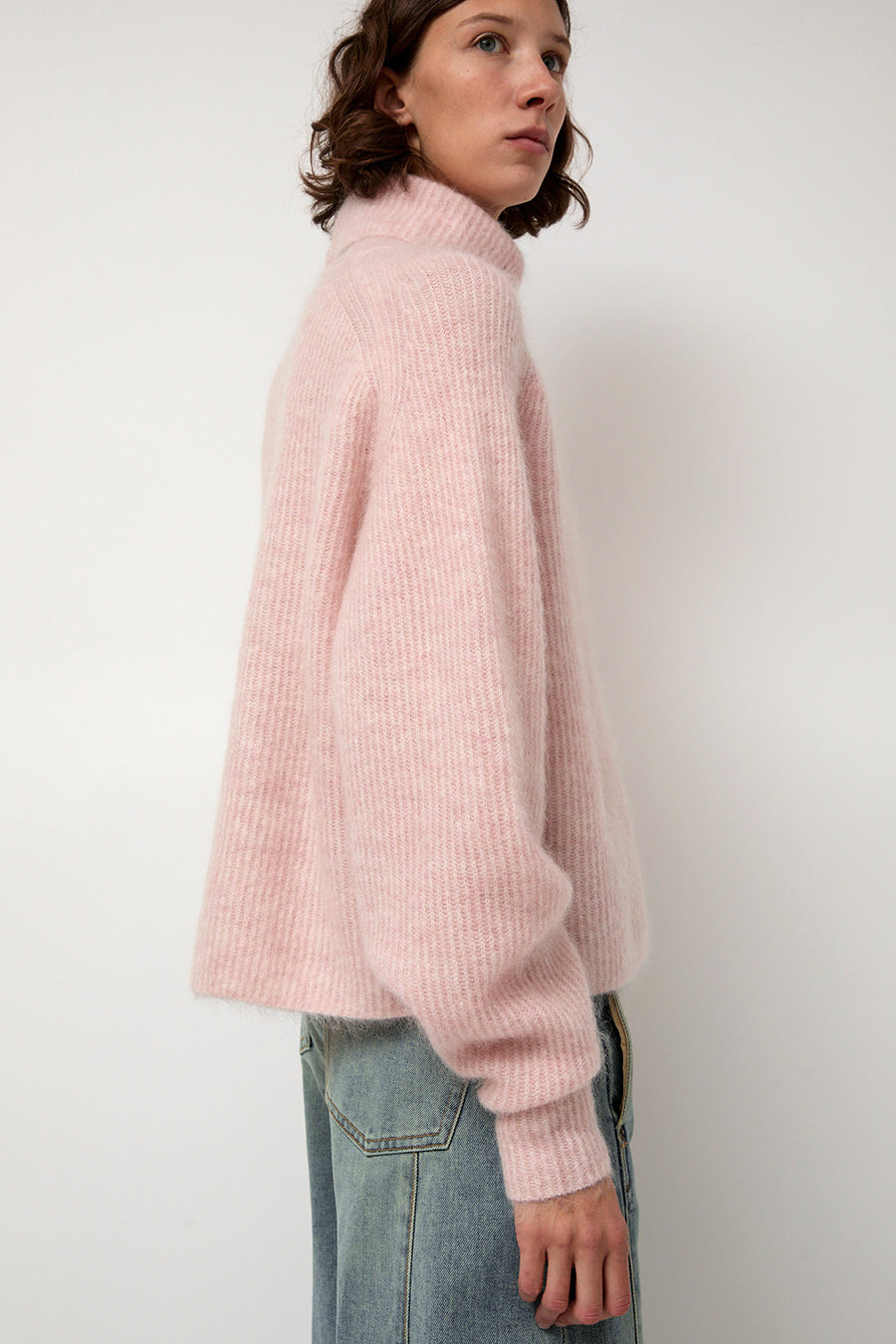 Sayaka Davis Mohair High Neck in Blush