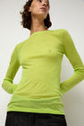 Sayaka Davis Sheer Long Sleeve in Wasabi