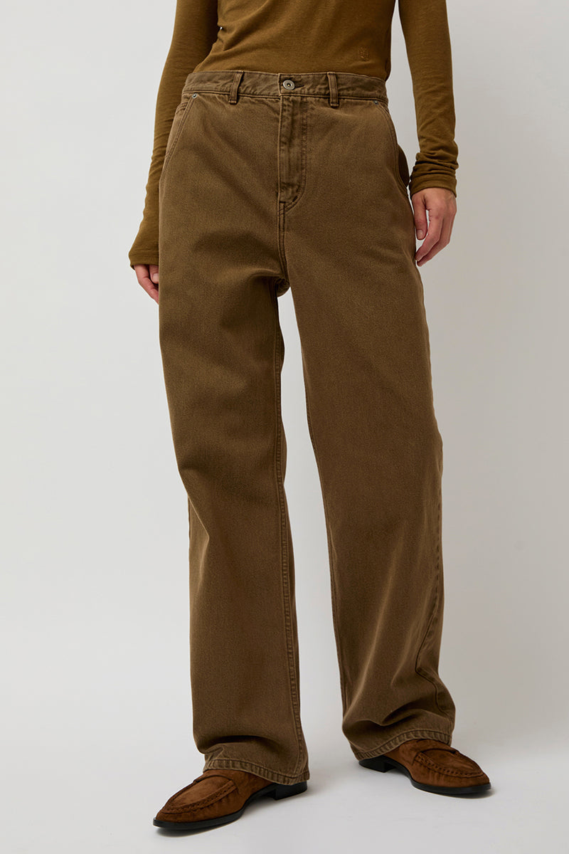 Sayaka Davis Straight Leg Denim in Brown