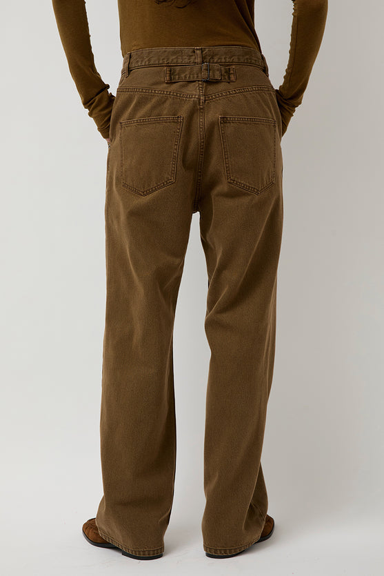 Sayaka Davis Straight Leg Denim in Brown