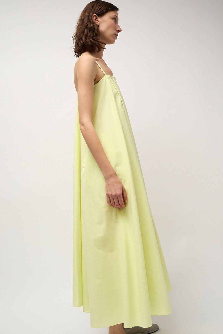Sayaka Davis Strappy Dress in Soft Lime