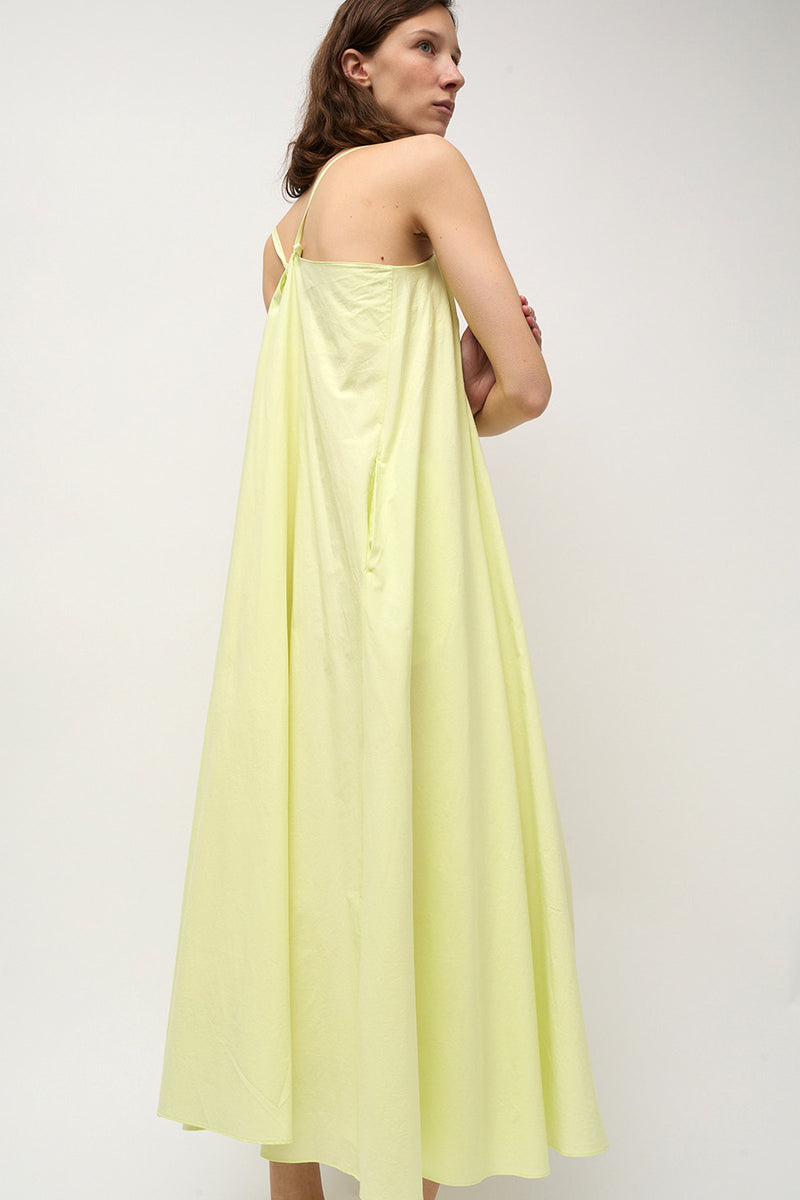 Sayaka Davis Strappy Dress in Soft Lime