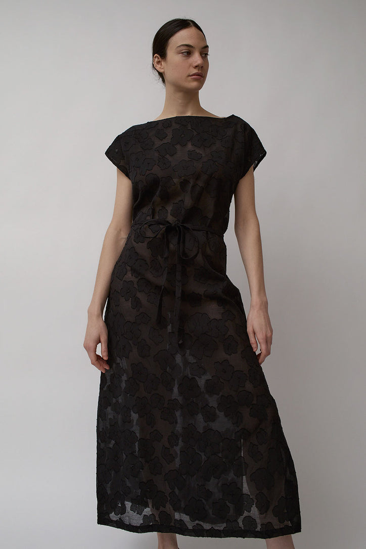 Simple black hotsell silk dress