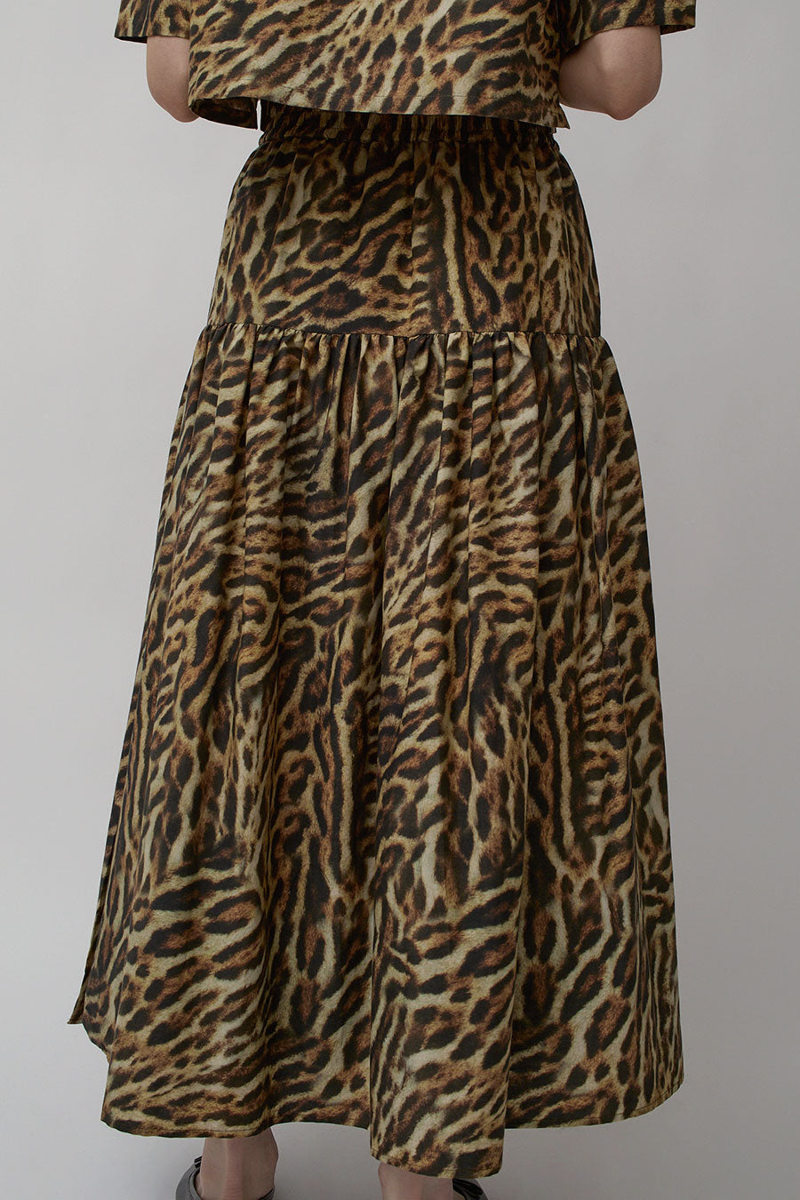 80's 2024 leopard skirt