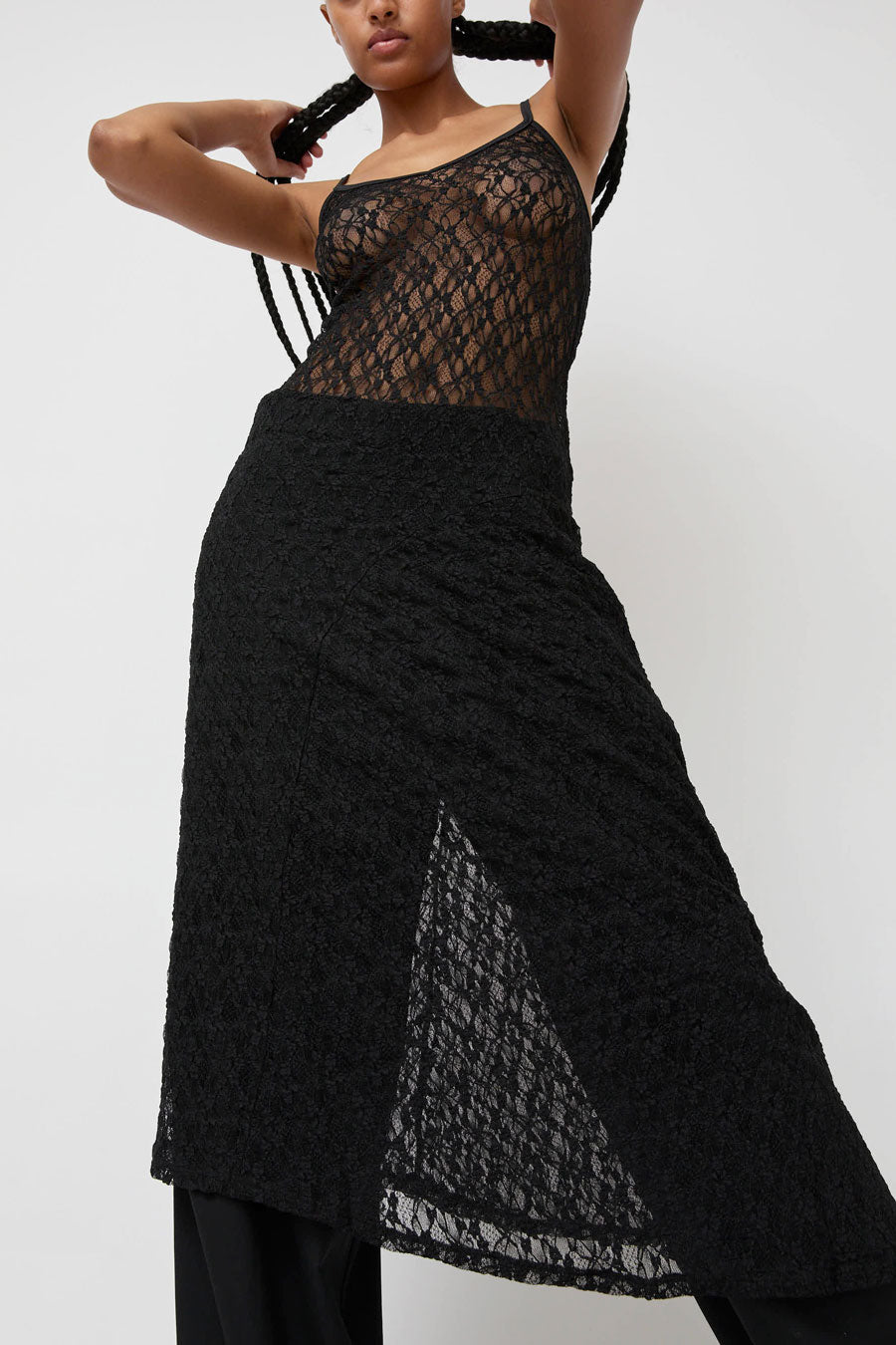 Simone Wild Camisole Dress in Black