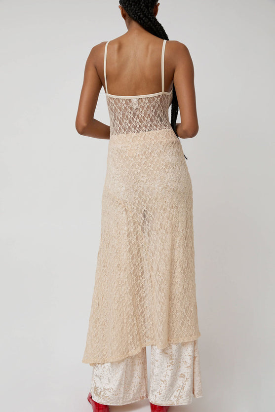 Simone Wild Camisole Dress in Ivory