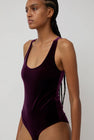 Simone Wild Eve Bodysuit in Plum