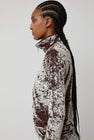 Simone Wild Zip Jacket in Rosewood