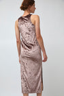 Simone Wild Velvet Athletic Dress in Praline