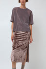 Simone Wild Velvet Athletic Dress in Praline