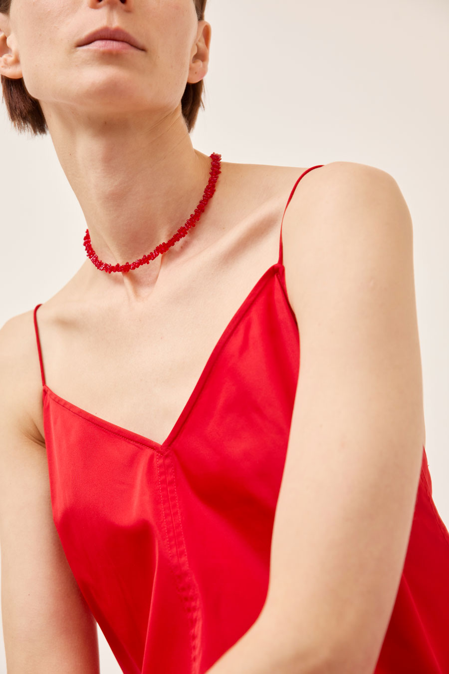 Sisi Joia Cori Necklace in Red
