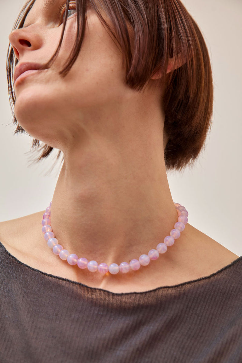 Sisi Joia Marie Necklace in Opaline Pink