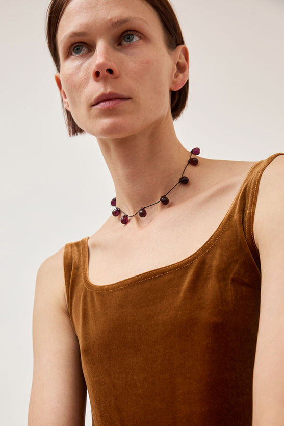 Sisi Joia Noué Necklace in Purple and Black – No.6 Store