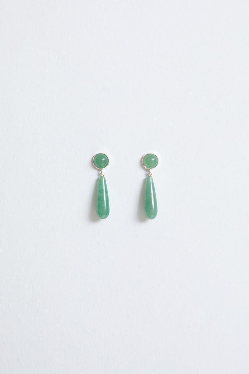 Sisi Joia Larme Earrings in Jade Green
